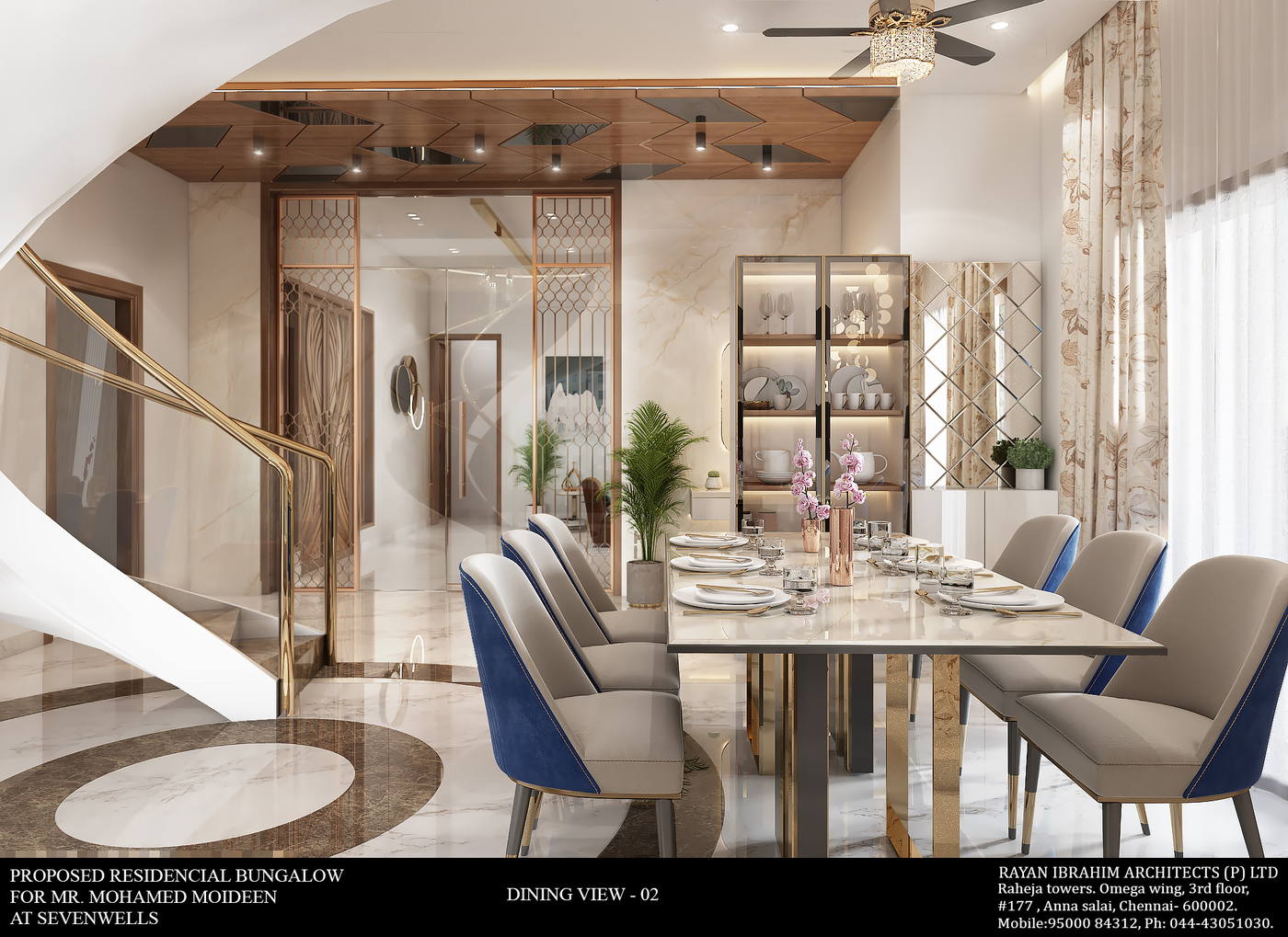 Villa, Seven Wells, dining