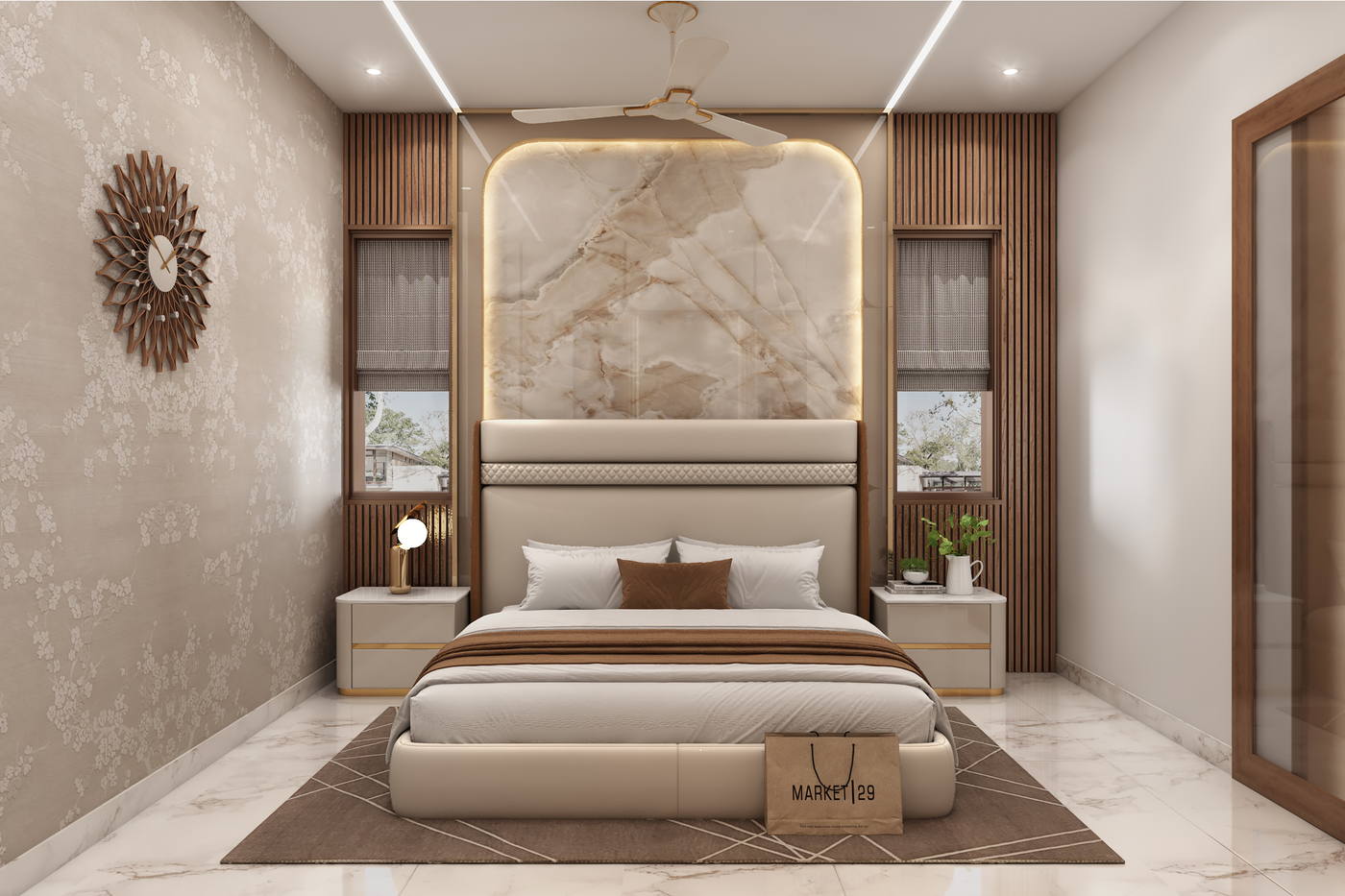 Villa, Seven Wells, parents bedroom