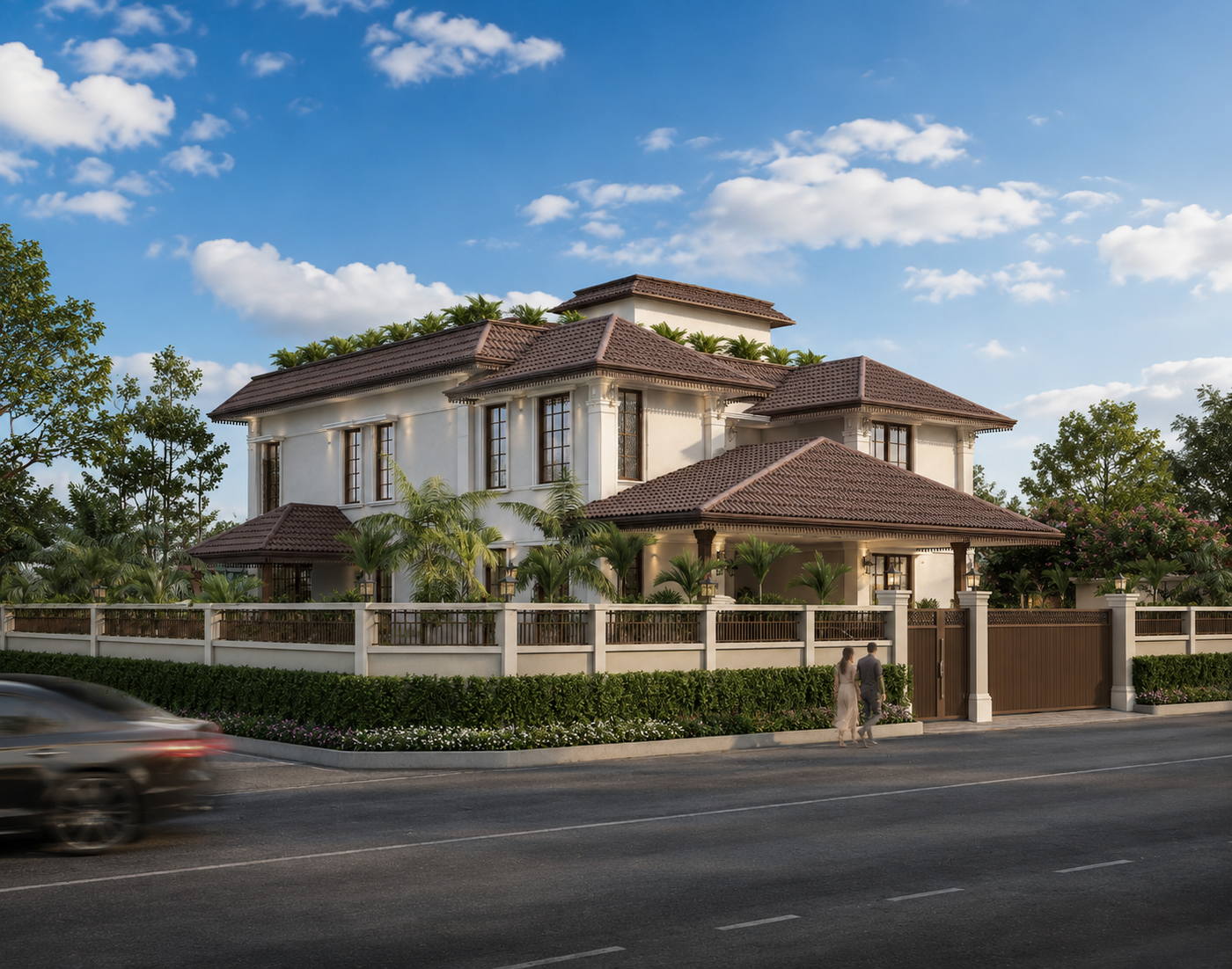 Villa, Vembakkam, day view